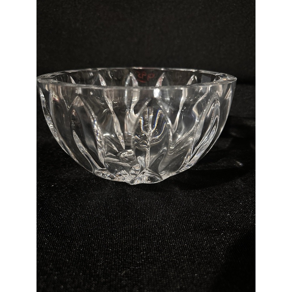 Reed & Barton‎ Equinox 4x7"Crystal Bowl Sticker Mark On Bottom Slovenia - Picture 14 of 15